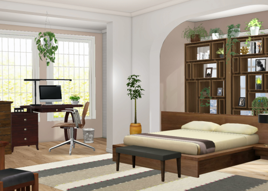 Working from home Design Rendering