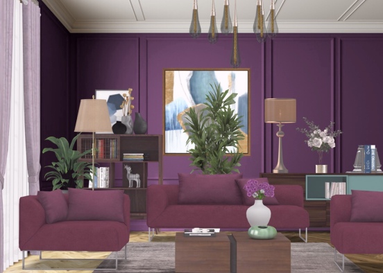 purple Design Rendering