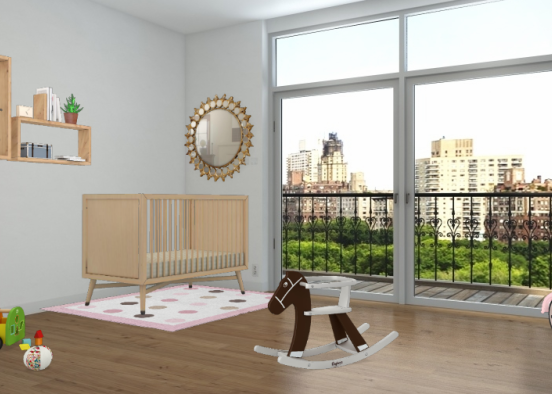 #chambre baby Design Rendering
