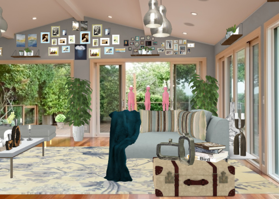 Living rm. in the foothills Design Rendering