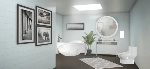 baño minimalista