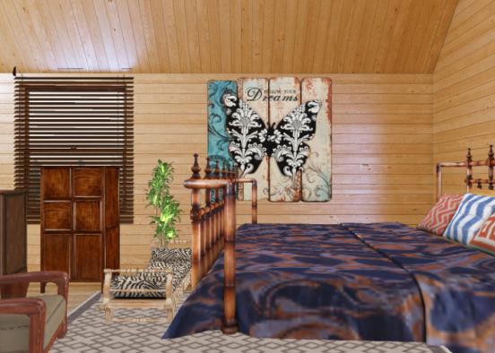 Wood room Design Rendering