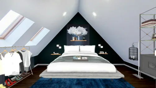 Guest room In the attic