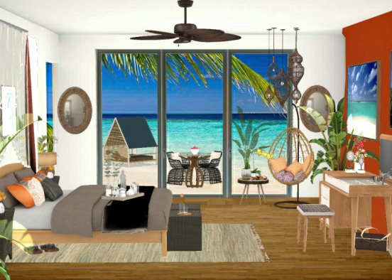 Tropical seaside Design Rendering