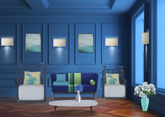 The Peacock Room Design Rendering