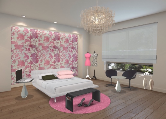 The Lady's Bedroom  Design Rendering