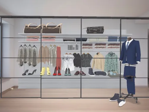 The Newlywed Designer Closet