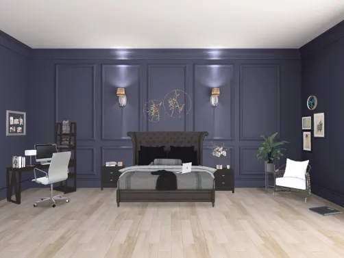 bedroom, спальня, красивая 