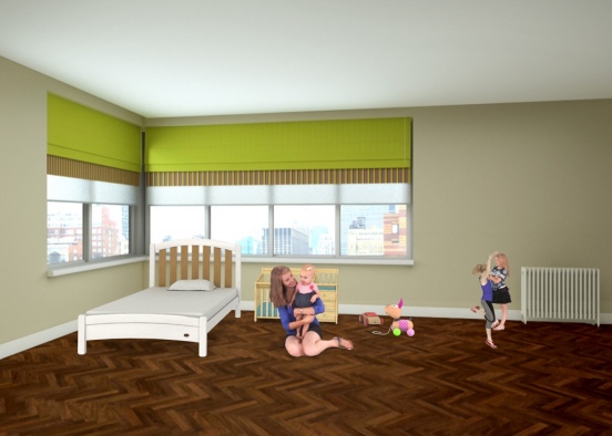 kid and baby room Design Rendering
