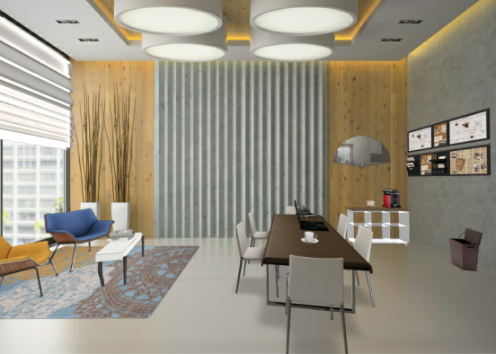 Sala de reuniao Design Rendering