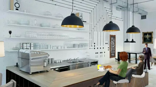 Bar restaurant musical