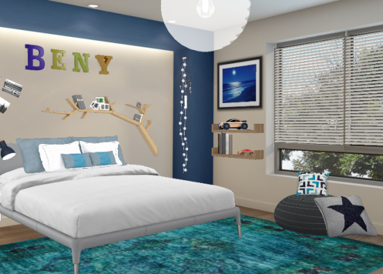 Beny bedroom Design Rendering