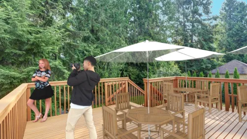 Outdoor restaurant