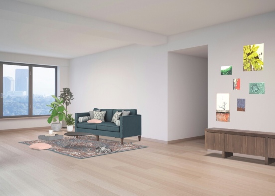 living room ides Design Rendering