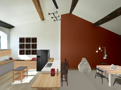A great and warm kitchen