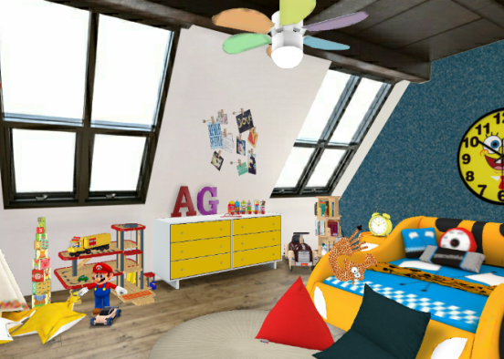 Children'sroom Design Rendering