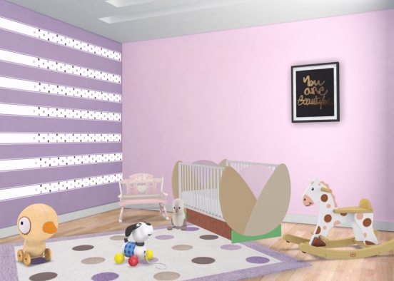 baby’s first room Design Rendering