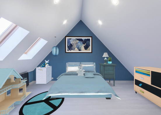 Blue room 2 Design Rendering