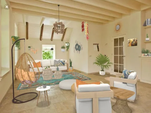 Desert style rendition 