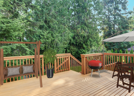 Une terrasse pour de belles fêtes en été !!!!!!!❤❤✨✨✨ Design Rendering