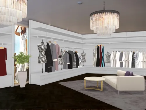 big closet room