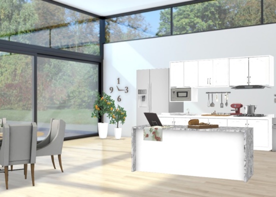 cucina invernale🍃 Design Rendering