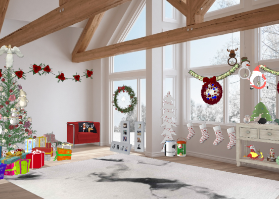 HAPPY LATE CHRISTMAS DAY ROOM Design Rendering