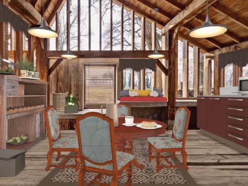Cabin kitchen