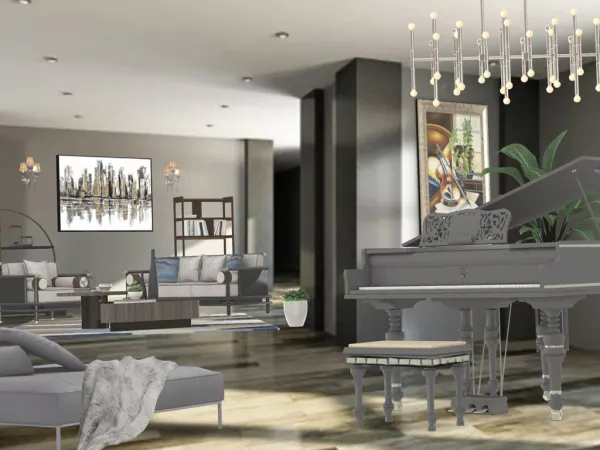 Professional interior design created with Homestyler 3D design software
