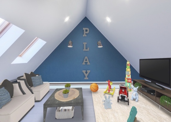 play room Design Rendering