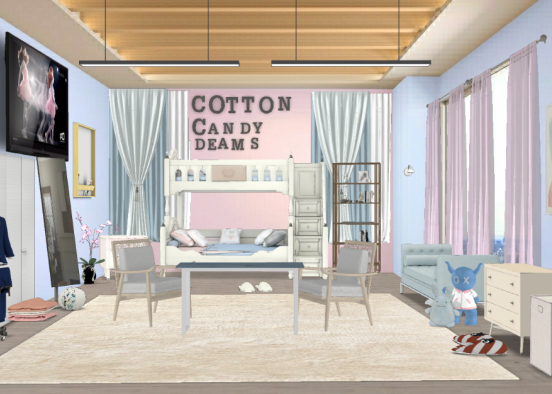 Cotton candy dreams  Design Rendering