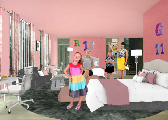 Girls going to camp !!! Design Rendering