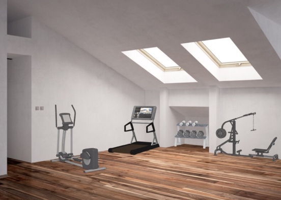 workout room Design Rendering