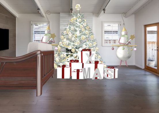 A live Christmas  Design Rendering