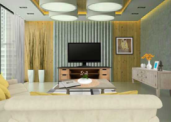 The centre of the house. Design Rendering