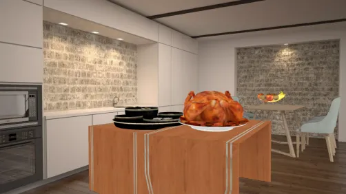 Cozinha com sala de jantar