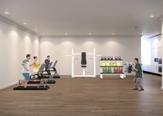 fitness center Design Rendering