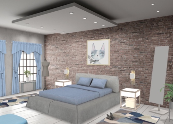 Bedroom  🛏  Design Rendering