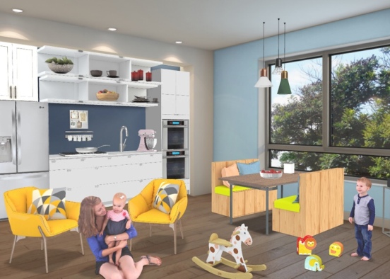 this family: Katie, Noah, and Olivia Design Rendering
