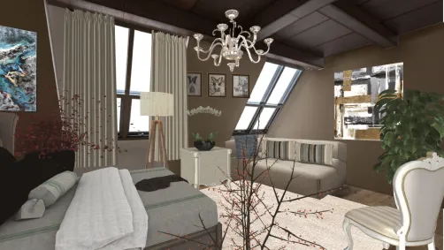 chambre petite mais très chaleureuse 
