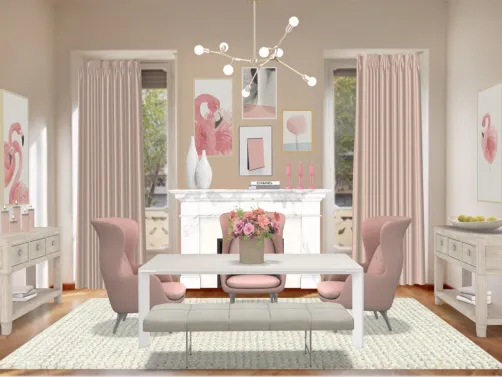 pink dining 