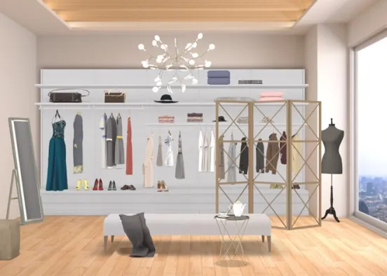 Dressing room 👒🧣 Design Rendering