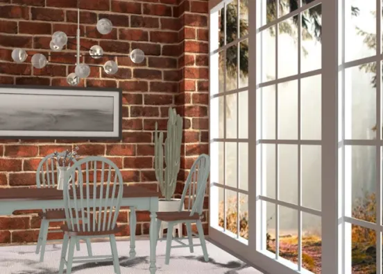 simple dining room 🌙 Design Rendering