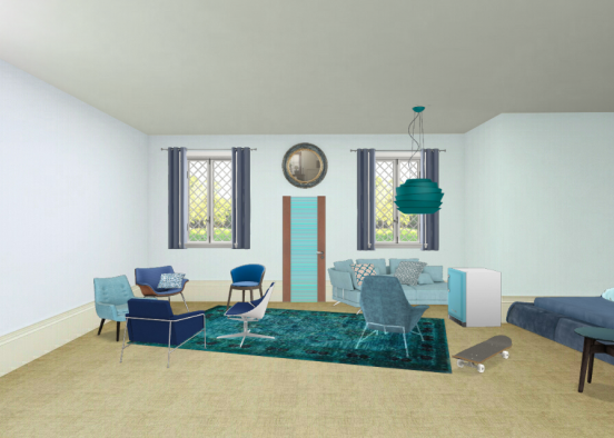 my blue room Design Rendering