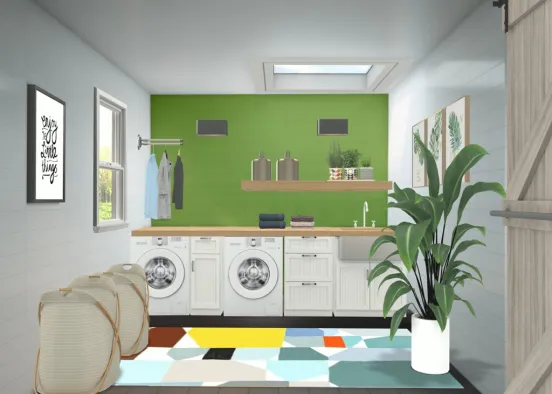 laundry Design Rendering