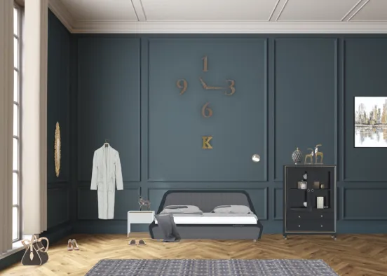 K’s Bedroom  Design Rendering