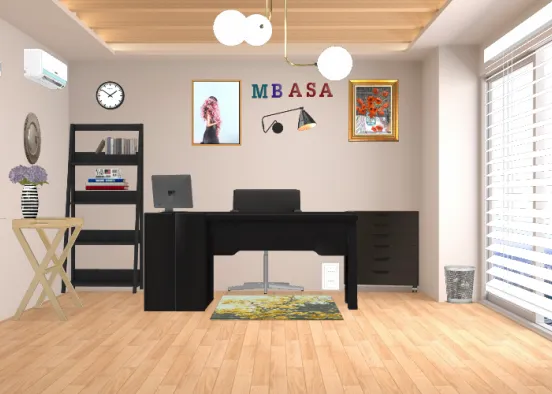 My ideal office Design Rendering