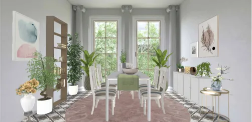 Pastel Dining Room 