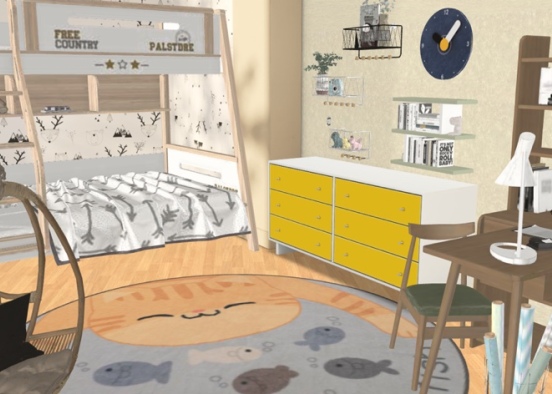 children’s room Design Rendering