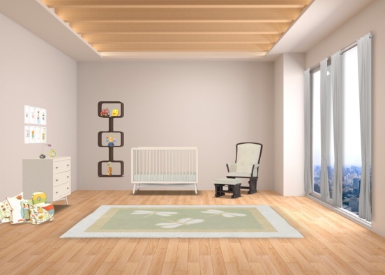 it’s amazing baby room 👶🏻 Design Rendering